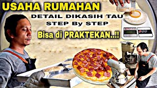 CARA BIKIN PIZZA || UNTUK SKALA USAHA RUMAHAN, DI AJARKAN DETAIL..!!