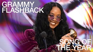 Watch Alicia Keys, Billie Eilish, H.E.R. & More Win The Song Of The Year GRAMMY | GRAMMY Flashback