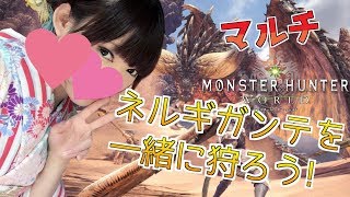 【MHW】初見歓迎！ネルギガンテ討伐しよう！マルチ募集！【モンスターハンターワールド】