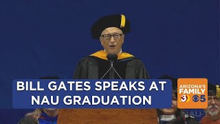 Bill Gates speaks at Northern Arizona University graduation