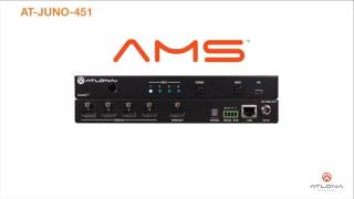 Atlona JunoX 451 4K Four-Input HDMI Switcher Overview | Full Compass