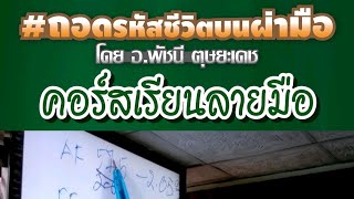 เปิดอบรม #ศาสตร์ถอดรหัสชีวิตบนฝ่ามือในระบบเมตริก โดย อ.พัชนี ตุษยะเดช เปิดเรียน 4 มี.ค. 66