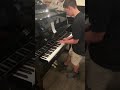 Self Taught 14 Year Old Plays Maple Leaf Rag At Steinway Piano #Shorts