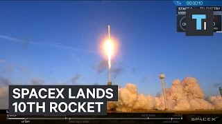 Watch SpaceX Lands Its 10th Rocket For A Top Secret Mission