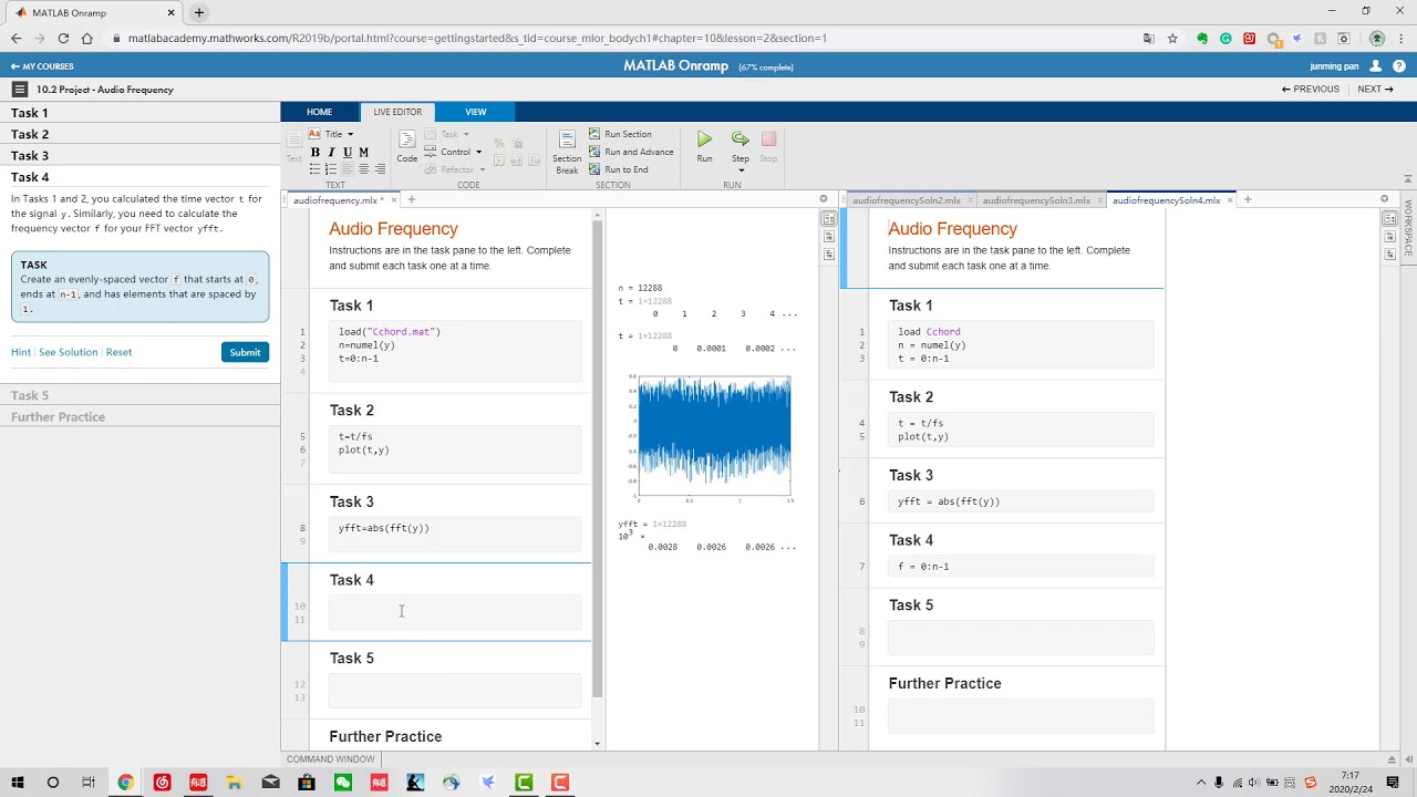 【1min To Learn Matlab】Matlab Onramp 10 2 小练习 Small Practice - YouTube