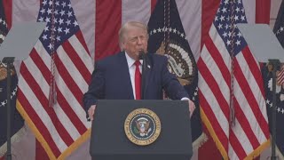 President Trump honors fallen US service members at Arlington National Cemetery