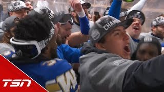 After snapping drought, Bombers' locker room erupts with Grey Cup celebrations