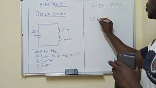 Series Circuit calculation- Electricity