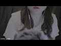 asmr humming to sleep with fluffy mic 🎵 scratching rubbing