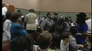 Courtroom Erupts Into Brawl