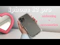 iphone 12 pro🍎unboxing + accessories ( graphite, 256gb )