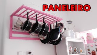 🏠COMO FAZER UM PANELEIRO/SUPORTE P PANELAS