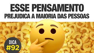 Uma reflexão importante para quem busca saúde! [DICA #92] 💡