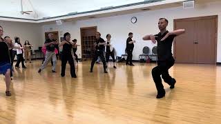 Warm up exercises before Waltz dance class 6-12-2024 @ CSC