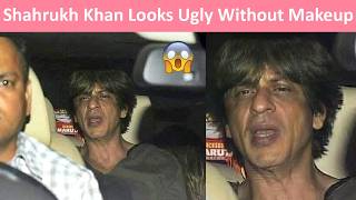 Shahrukh Khan Looks Ugly, Addicted & Unrecognizable without Makeup and Wig in Recent Appearances
