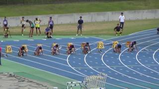 20160904 東広島記録会100m１組