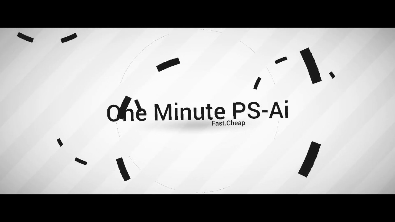 One Minute Ps Ai Intro Youtube