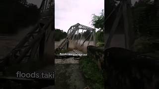 Bridge Collapse In Flood #viral #scary #shorts #youtubeshorts #shortvideo #short