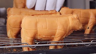 Korean street food-Hoengseong hanwoo bread(Beef bread)