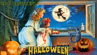 1948, Vintage Halloween Oldies playing in another room (leaves falling, wind, howling) 11 HOURS ASMR