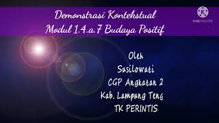 Modul 1.4.a.7 Demonstrasi Kontekstual- Budaya Positif