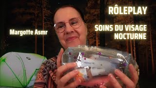 Asmr français, Rôleplay Soins du visage nocturne 