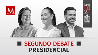 Segundo Debate Presidencial 2024 México: Xóchitl Gálvez, Claudia Sheinbaum, Jorge Álvarez Máynez