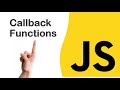 Callback functions in JavaScript for beginners - JavaScript Tutorial #thecodingconcepts