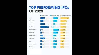 Top Performing IPOs of 2023 #viral #investing #sharemarket