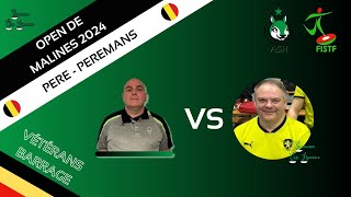 Subbuteo : Olivier Pere vs Yves Peremans (Open de Malines 09/11/24) (barrage Vétérans)