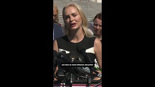 Trump responds after Epstein survivors speak out