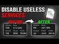 DISABLE these SERVICES for BETTER GAMING on Windows!