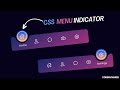 Magic Navigation Menu Indicator using HTML CSS and Javascript | Animated Navigation Menu Bar