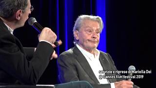 Cannes 2019 - rendez-vous con Alain Delon, Palma d'onore alla Carriera