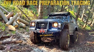 OFF ROAD - Nissan vs Jeep vs Mitsubishi (race preparations)