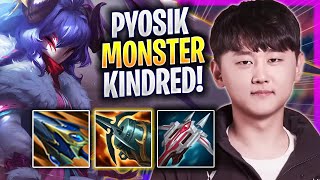 PYOSIK IS A MONSTER WITH KINDRED! - KT Pyosik Plays Kindred JUNGLE vs Taliyah! | Season 2024