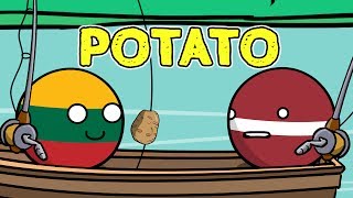 Latvia and Lithuania fishing trip - Countryballs