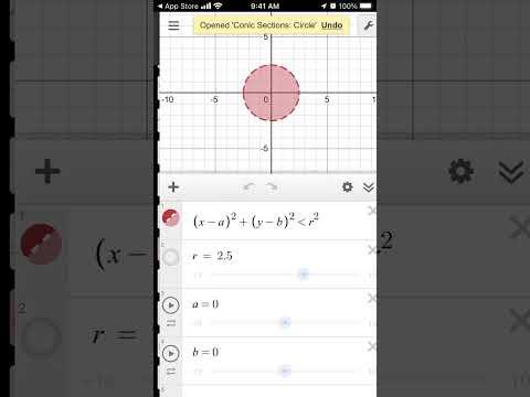 Calculadora gráfica Desmos: descripción general de la aplicación