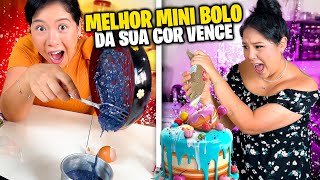 MELHOR MINI BOLO DA SUA COR VENCE | Blog das irmãs