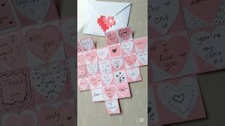 love DIY gift IDEA 💌 ! #diy #lovecard #valentinegift #shorts