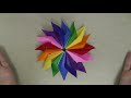 modular origami tutorial pinwheel star dáša Ševerová