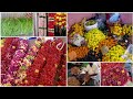 Inside Coimbatore Flower Market Garland Making |Bridal Flower Veni |Temple Flowers|