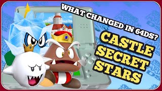 What changed in Super Mario 64 DS? | CASTLE SECRET STARS