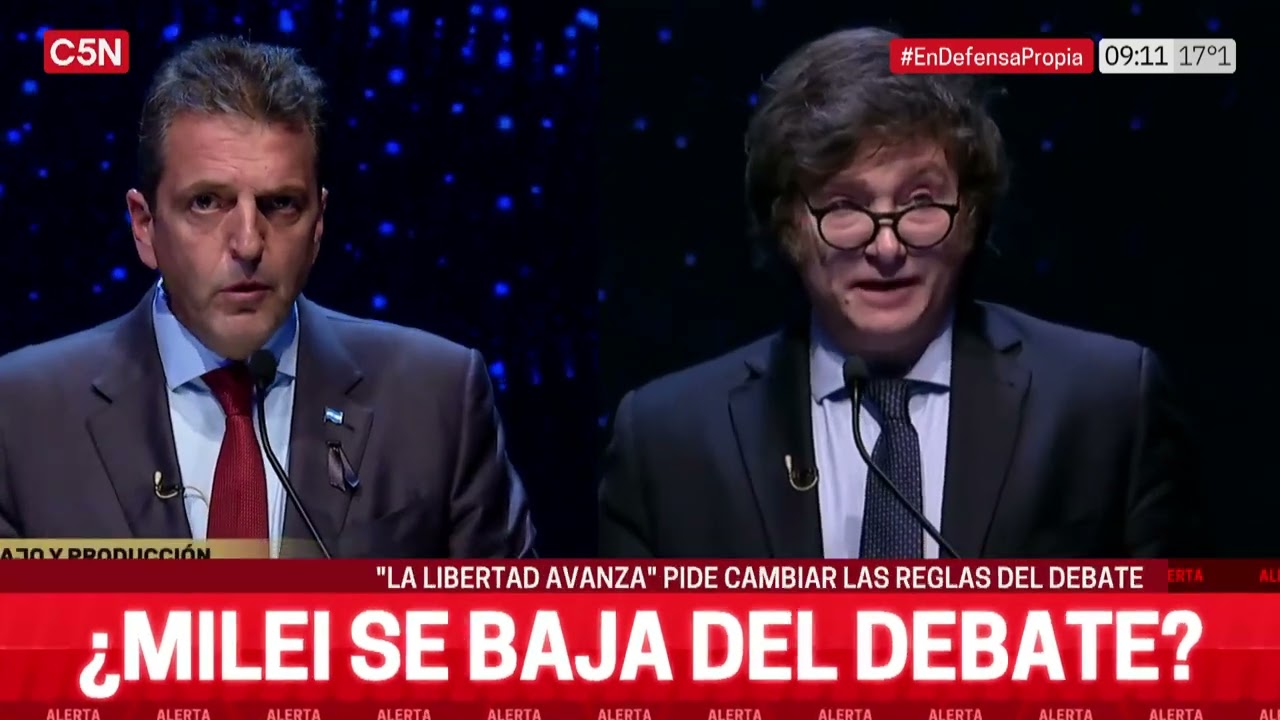 Elecciones 2023: ¿Qué Pasa Si Milei Se BAJA Del Segundo DEBATE ...