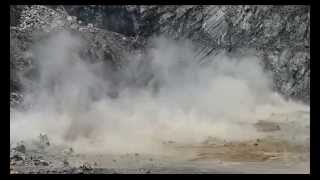 AutoStem 80 Boulders blasted simultaneously using AutoStem cartridges quarry mining civil blasting