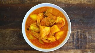 Pineapple Curry With Prawns