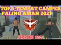 5 TEMPAT CAMPER PALING AMAN 2021 DI MAP BERMUDA - GARENA FREE FIRE