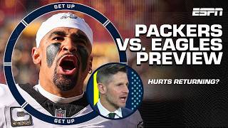 NFC WILD CARD PREVIEW 👀 'Packers will CHALLENGE Jalen Hurts \u0026 Eagles!' - Dan Orlovsky | Get Up