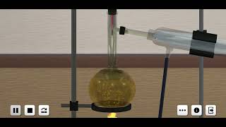 3D Animation of a Single-Stage Batch Distillation Process for Distance Learning