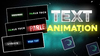 Top 10 alight motion text animation presets | XML text | text alight motion preset download free